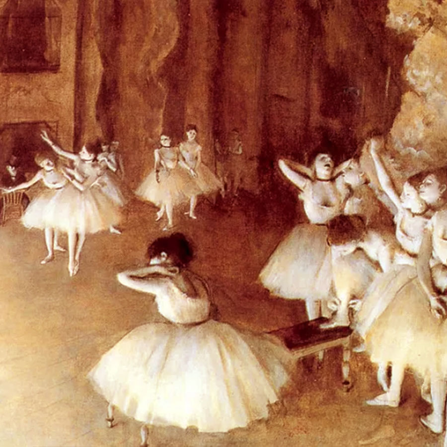 choker la gi 3 Degas ballerina